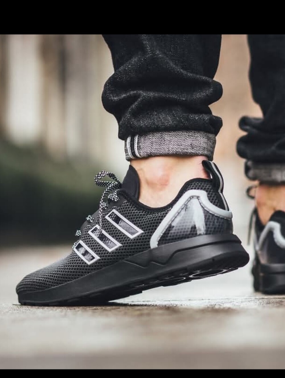 adidas Originals ZX Flux ADV Sneakers Corr Black & White Retro NEW Men's 8